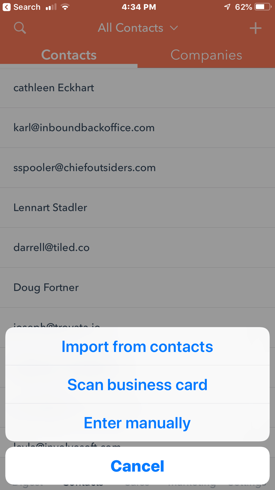 What's New HubSpot Business Card Scanner App